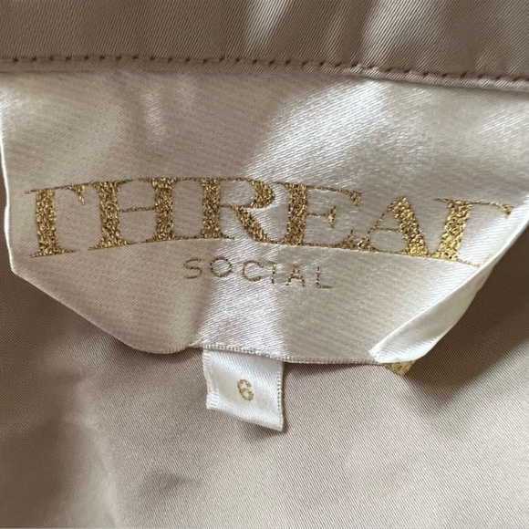 Thread Social bow belt short sleeve jacket 505 - Picture 5 of 6